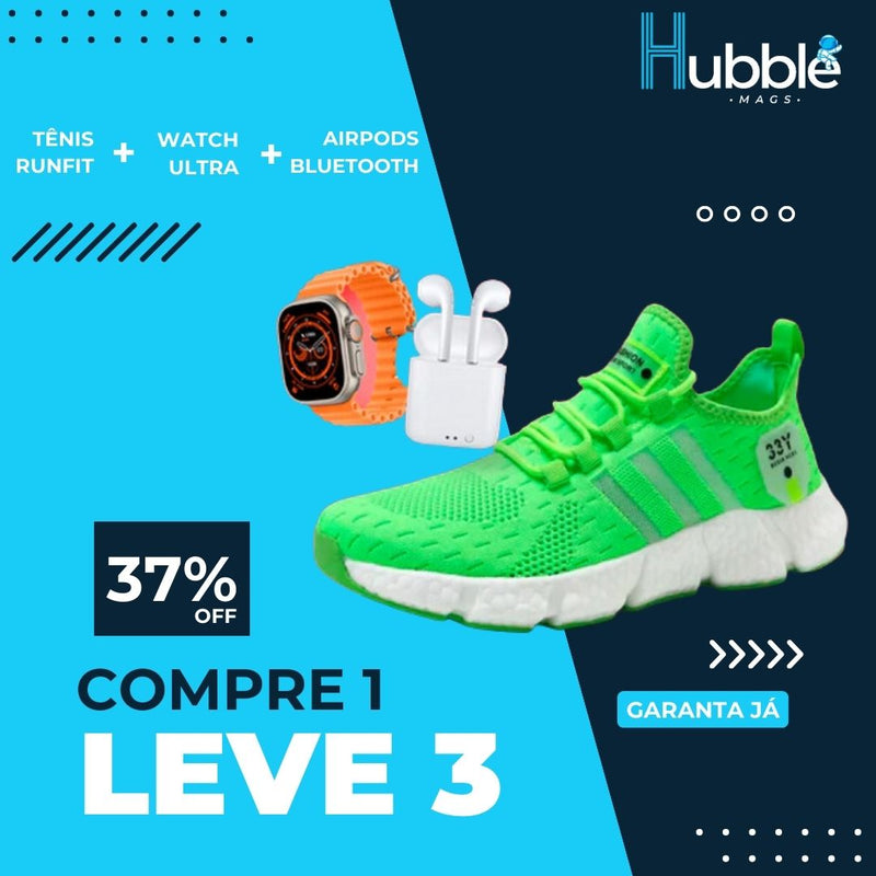 Tênis Runfit Lighfly + Brindes