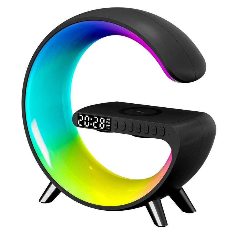 Luminária LED/RGB com Indução e som Bluetooth