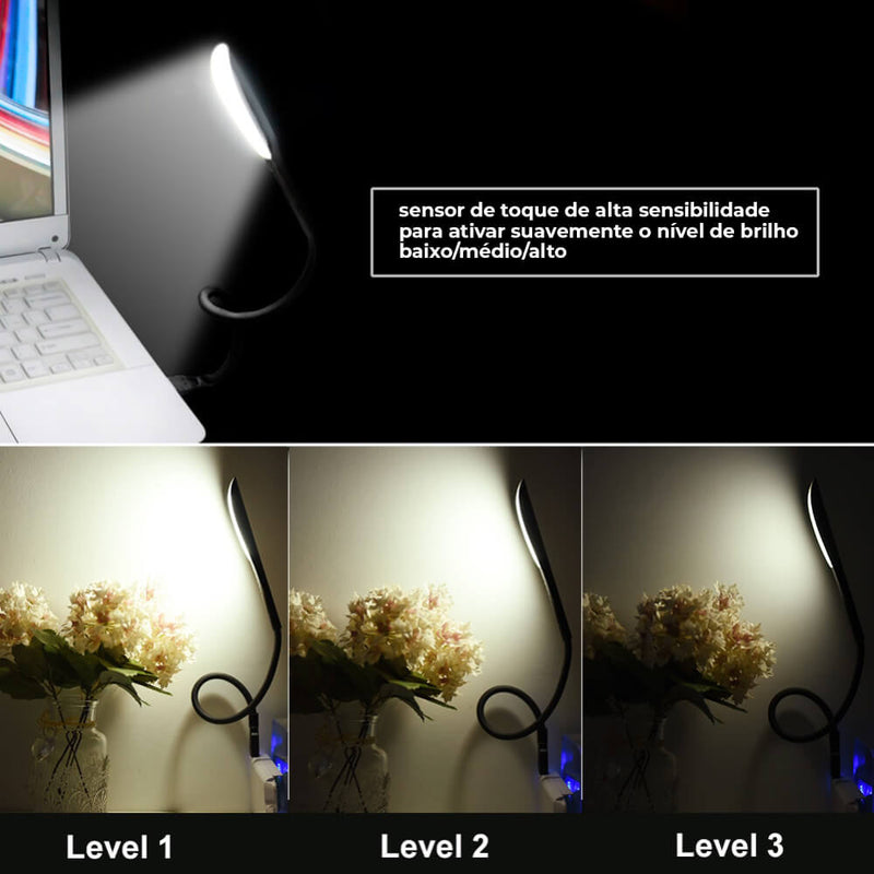 Luminária de Mesa Touch - USB