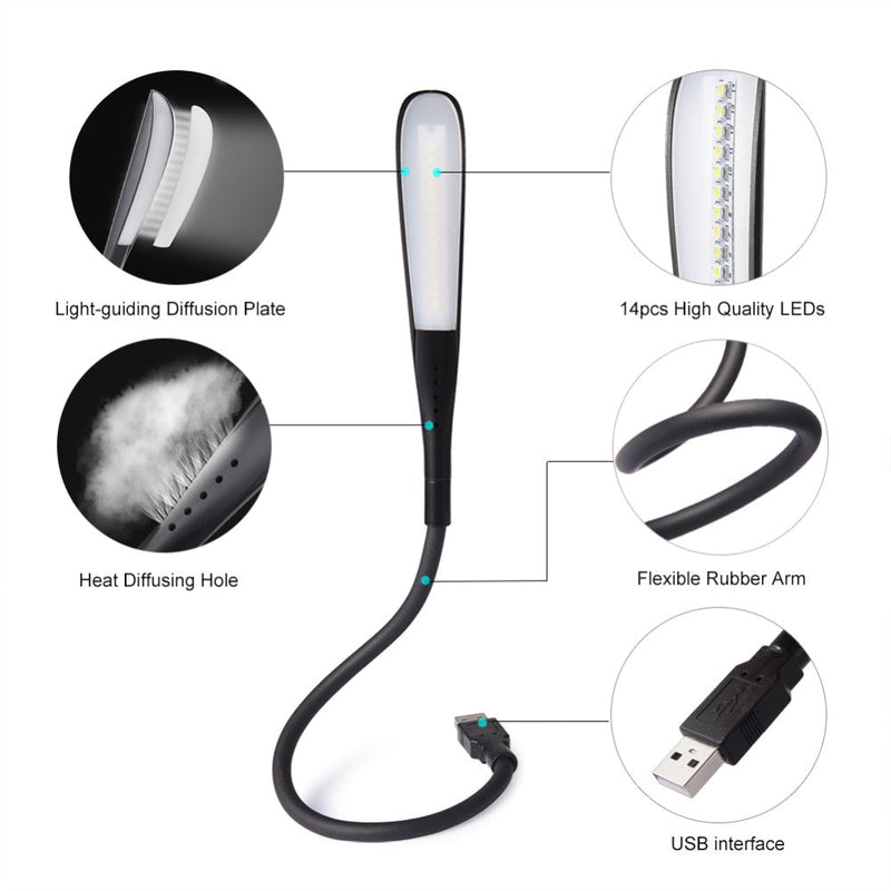 Luminária de Mesa Touch - USB